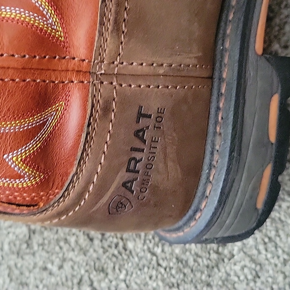 Ariat Workhog Composite Toe Pull-On Work Boots Fo… - image 4